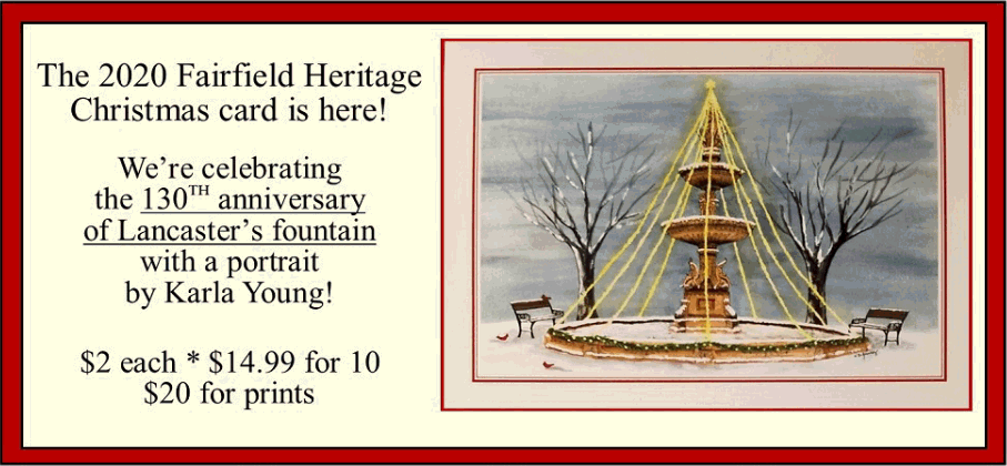 2020 Christmas Cards Fairfield County Heritage Association Christmas Cards