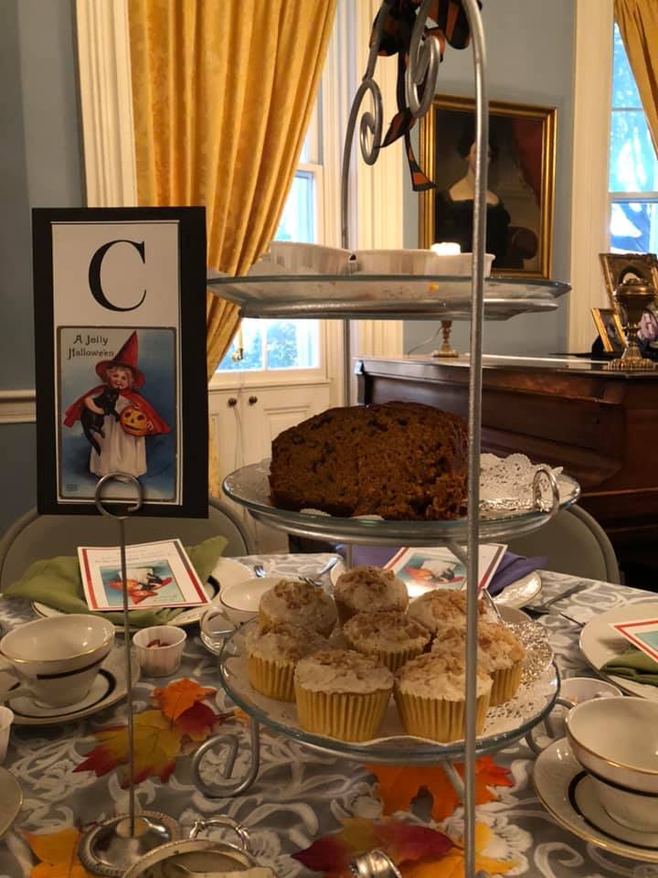 2019 Victorian Halloween Party at the Georgian - cupcakes on a table
